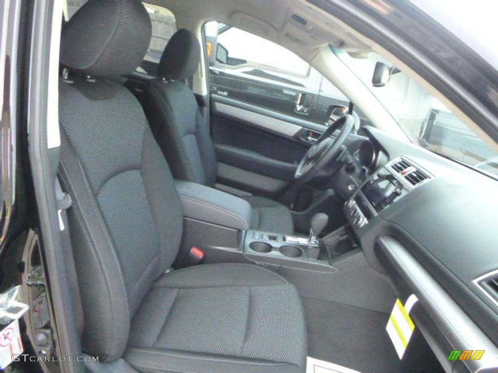 Slate Black Interior 2016 Subaru Outback 2.5i Premium Photo #106817472