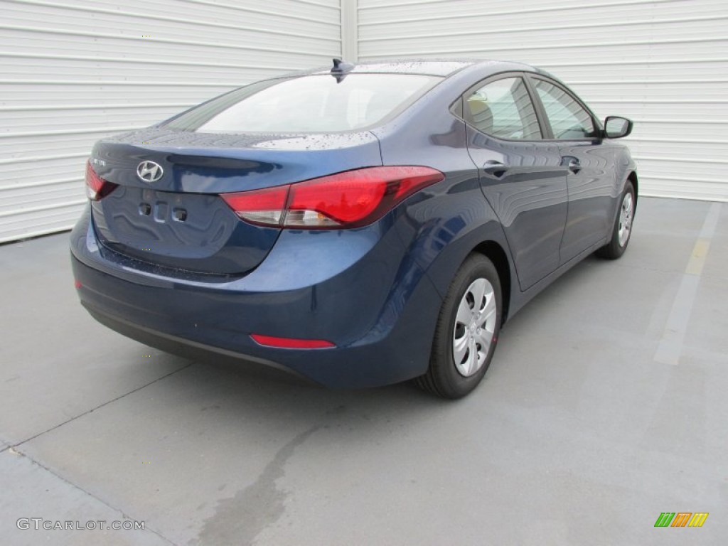 2016 Elantra SE - Blue / Gray photo #4