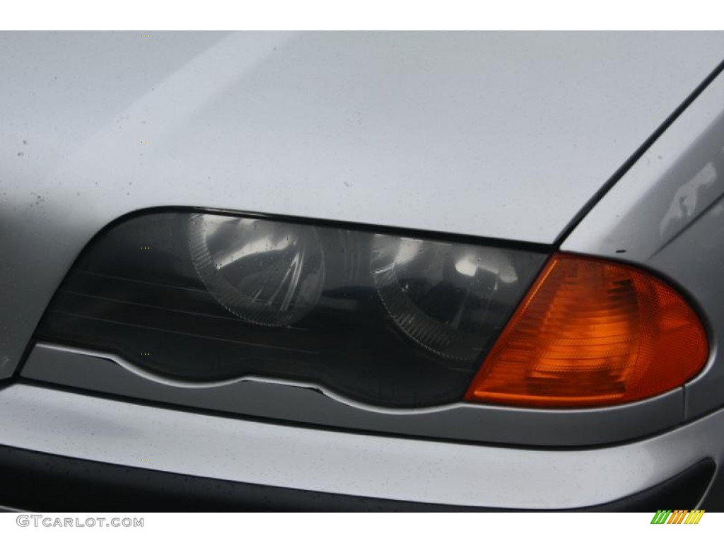 1999 3 Series 328i Sedan - Titanium Silver Metallic / Black photo #4