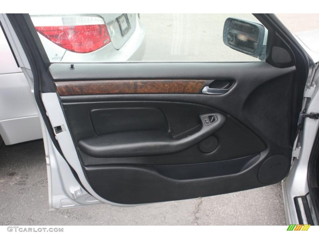 1999 3 Series 328i Sedan - Titanium Silver Metallic / Black photo #9