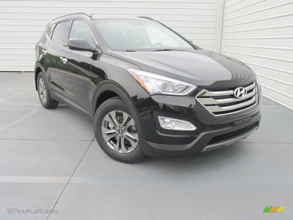 2016 Santa Fe Sport AWD - Twilight Black / Gray photo #1