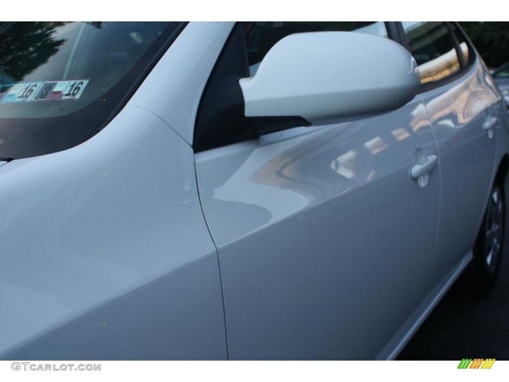 2007 Elantra GLS Sedan - Captiva White / Gray photo #7