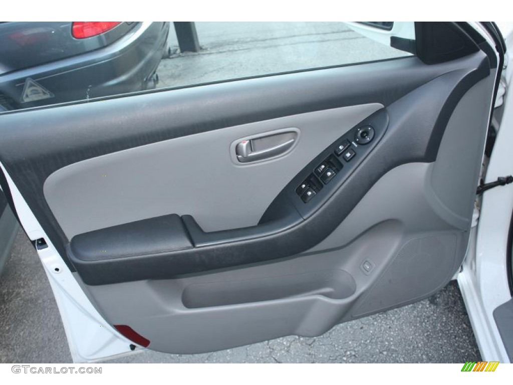 2007 Elantra GLS Sedan - Captiva White / Gray photo #8