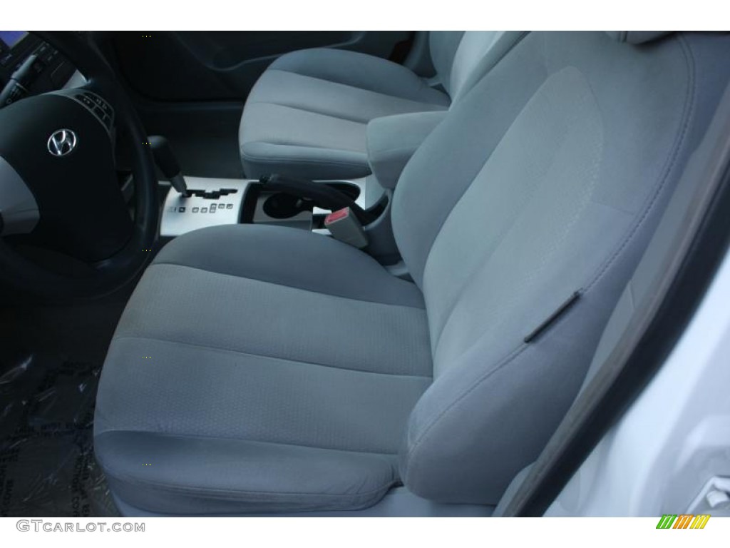 2007 Elantra GLS Sedan - Captiva White / Gray photo #10