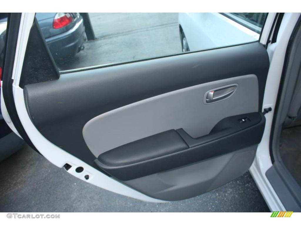 2007 Elantra GLS Sedan - Captiva White / Gray photo #13