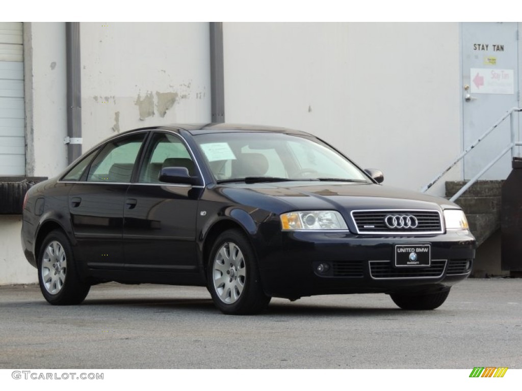 2002 A6 3.0 quattro Sedan - Ming Blue Pearl / Beige photo #33