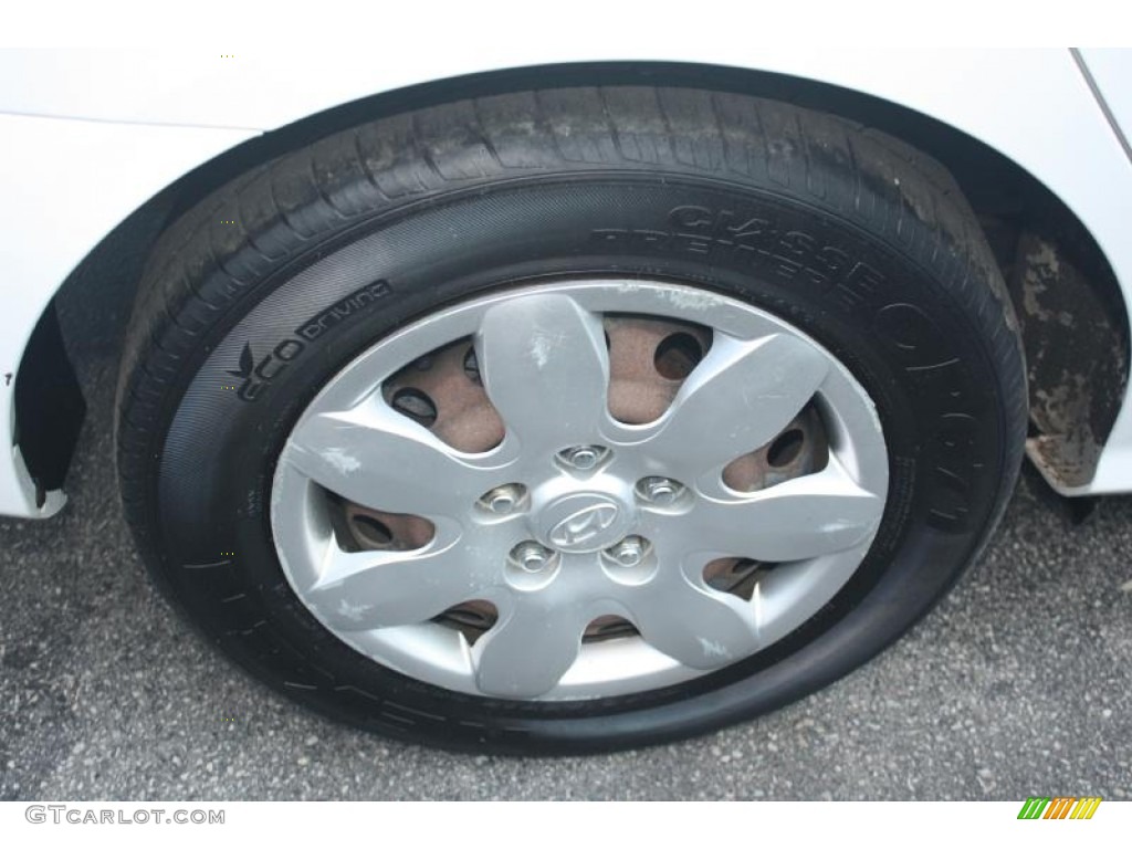 2007 Elantra GLS Sedan - Captiva White / Gray photo #20