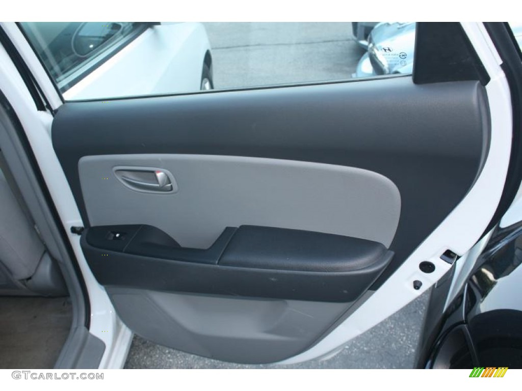 2007 Elantra GLS Sedan - Captiva White / Gray photo #22