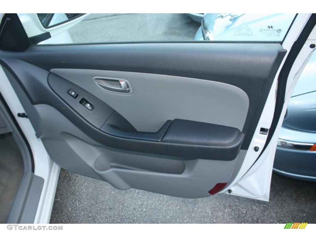 2007 Elantra GLS Sedan - Captiva White / Gray photo #24