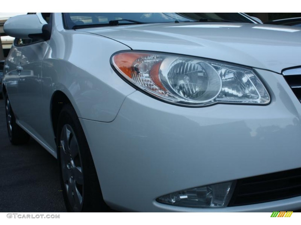 2007 Elantra GLS Sedan - Captiva White / Gray photo #32