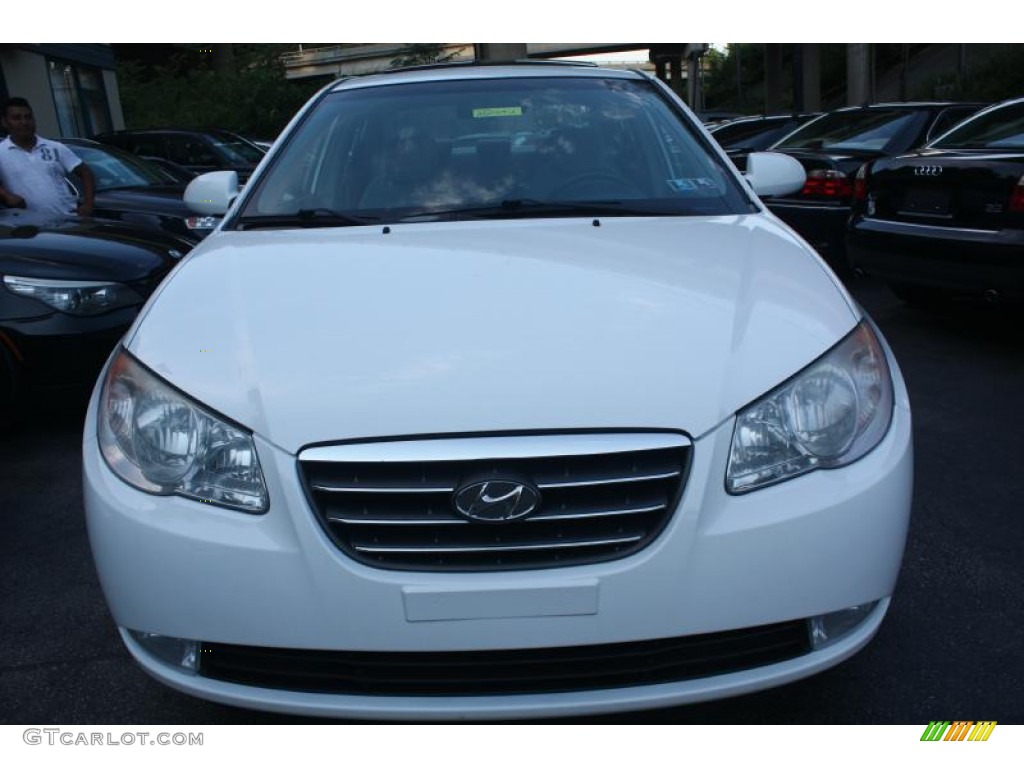 2007 Elantra GLS Sedan - Captiva White / Gray photo #33