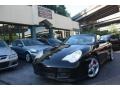 Black 2004 Porsche 911 Carrera 4S Cabriolet