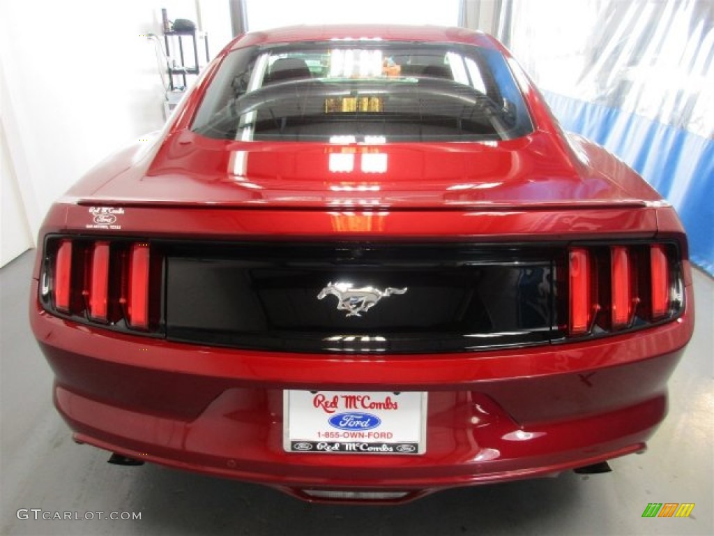 2015 Mustang EcoBoost Coupe - Ruby Red Metallic / Ebony photo #5