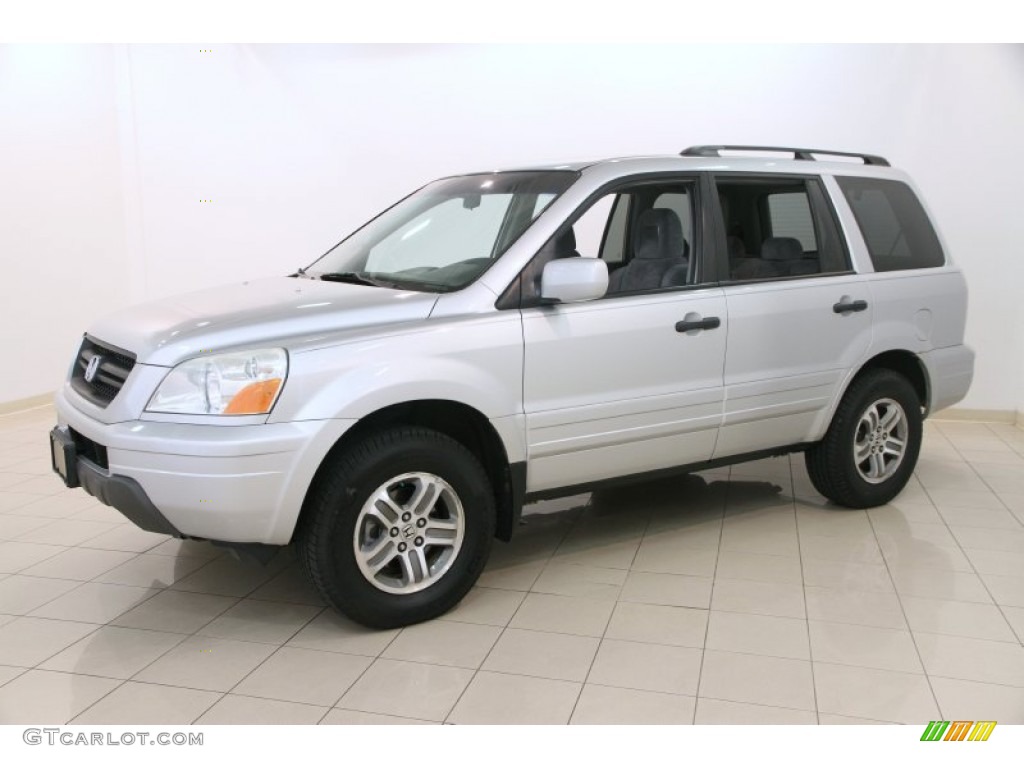 Billet Silver Metallic 2005 Honda Pilot EX 4WD Exterior Photo #106831227