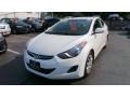 2012 Shimmering White Hyundai Elantra GLS  photo #3