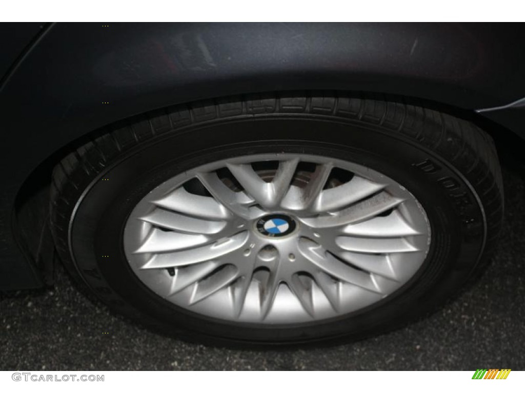 2001 5 Series 530i Sedan - Steel Blue Metallic / Grey photo #16