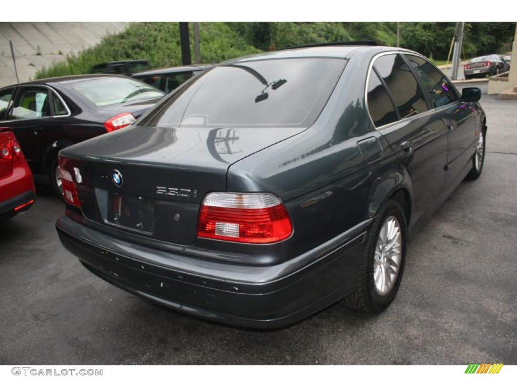 2001 5 Series 530i Sedan - Steel Blue Metallic / Grey photo #19
