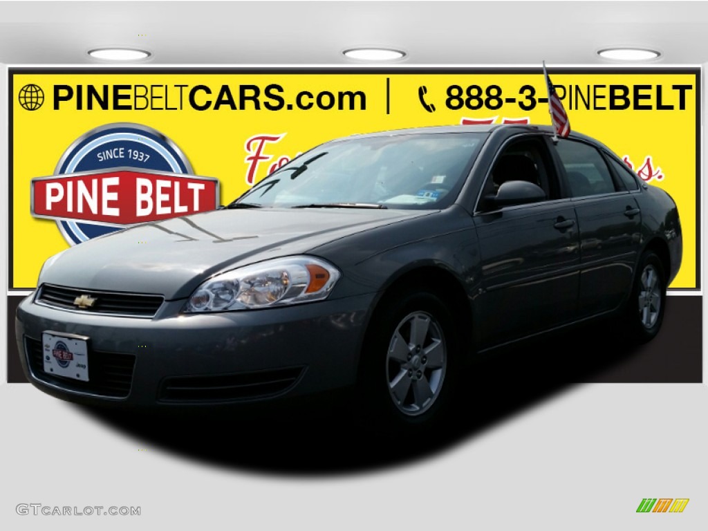 2008 Impala LT - Slate Metallic / Ebony Black photo #1
