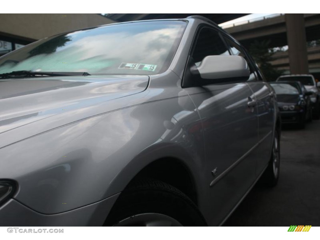 2004 MAZDA6 s Sport Wagon - Glacier Silver Metallic / Gray photo #5