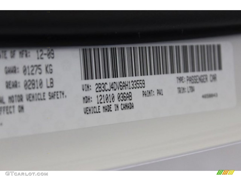 2010 Challenger SE - Stone White / Dark Slate Gray photo #34
