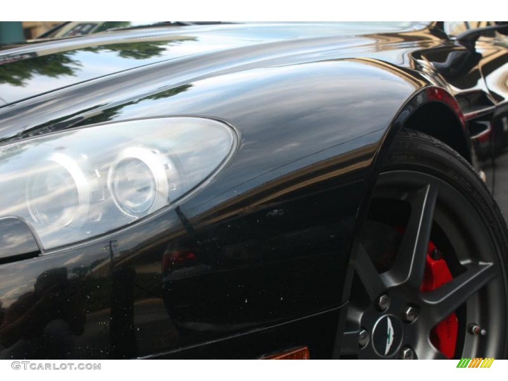 2007 V8 Vantage Coupe - Black / Black/Kestrel Tan photo #5