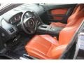 Black/Kestrel Tan 2007 Aston Martin V8 Vantage Coupe Interior Color