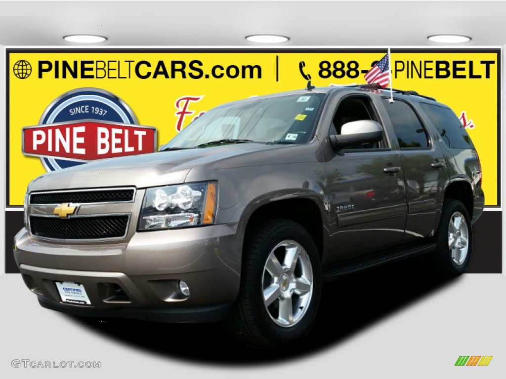 2013 Tahoe LT 4x4 - Mocha Steel Metallic / Ebony photo #1