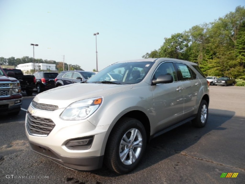 2016 Equinox LS - Champagne Silver Metallic / Jet Black photo #1