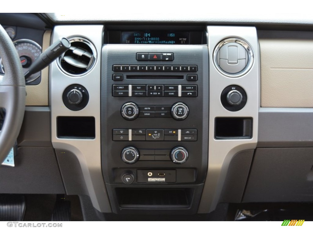 2010 F150 XLT SuperCab 4x4 - Oxford White / Medium Stone photo #15