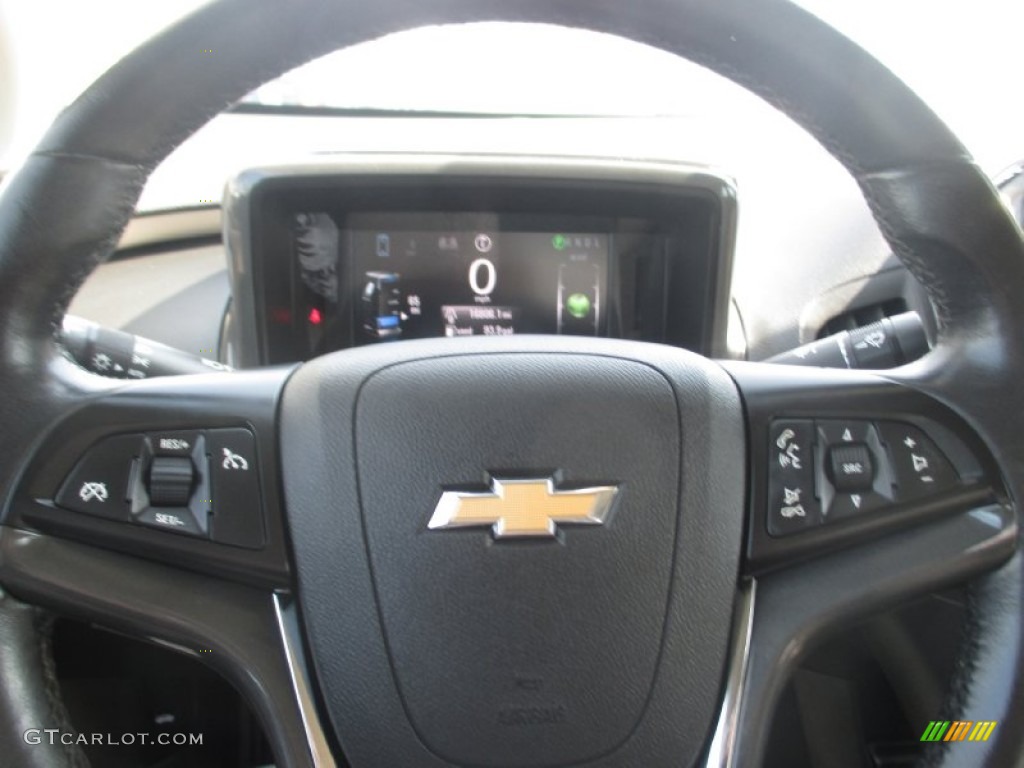 2012 Volt Hatchback - White Diamond Tricoat / Light Neutral/Dark Accents photo #17