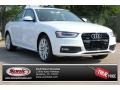 Ibis White - A4 2.0T Premium quattro Photo No. 1