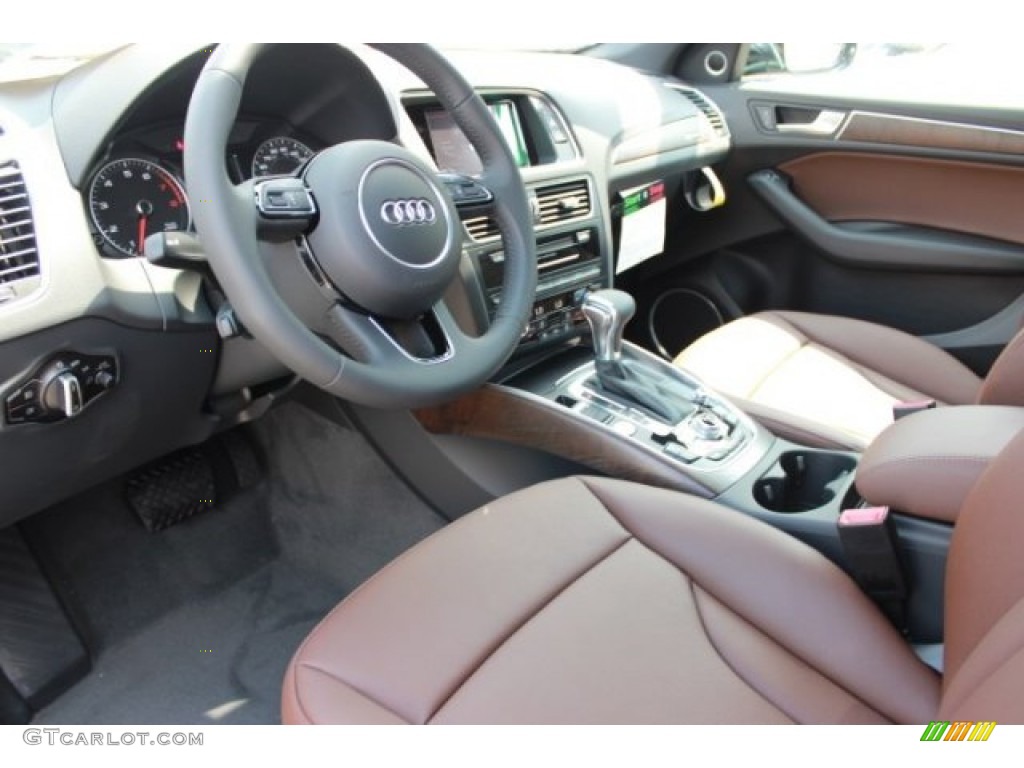 2016 Q5 3.0 TFSI Premium Plus quattro - Mythos Black Metallic / Chestnut Brown photo #16