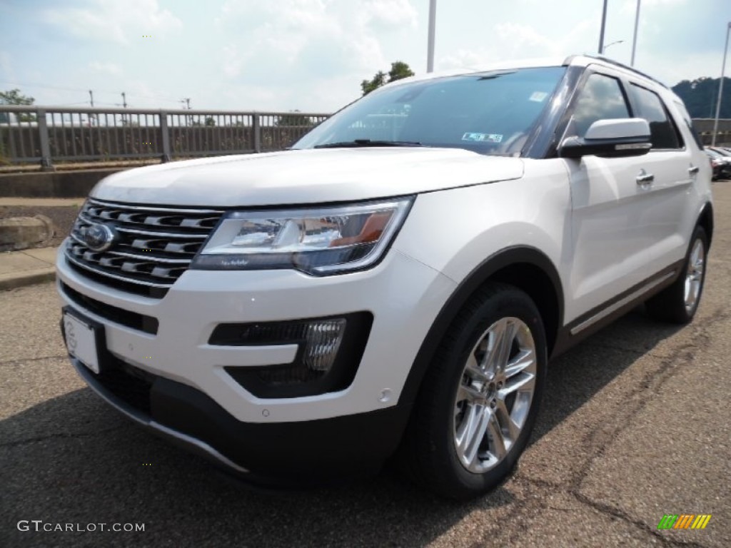 Oxford White 2016 Ford Explorer Limited 4WD Exterior Photo #106845585