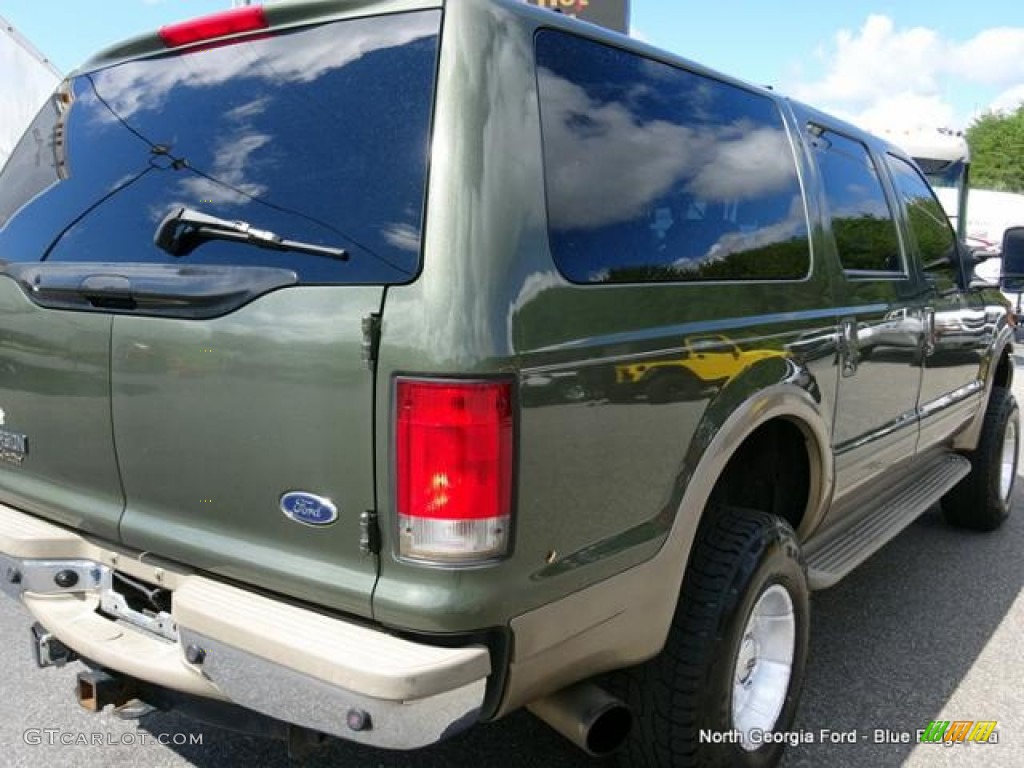 2001 Excursion Limited 4x4 - Chestnut Metallic / Medium Parchment photo #33