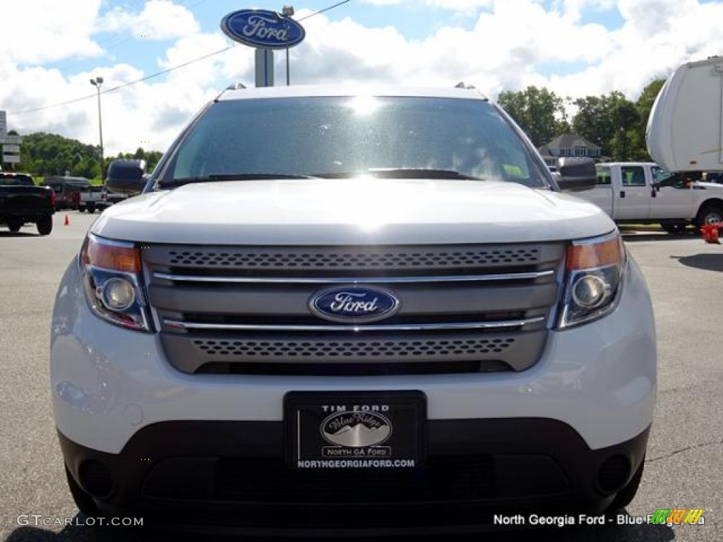 2015 Explorer 4WD - Oxford White / Medium Light Stone photo #8