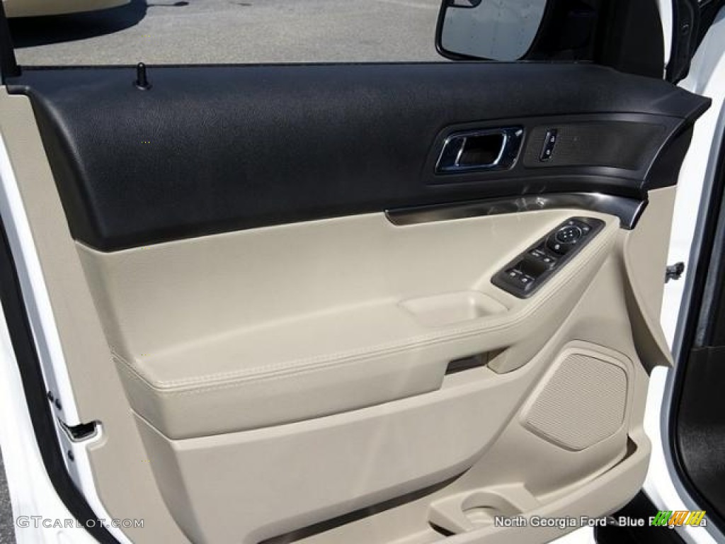 2015 Explorer 4WD - Oxford White / Medium Light Stone photo #12