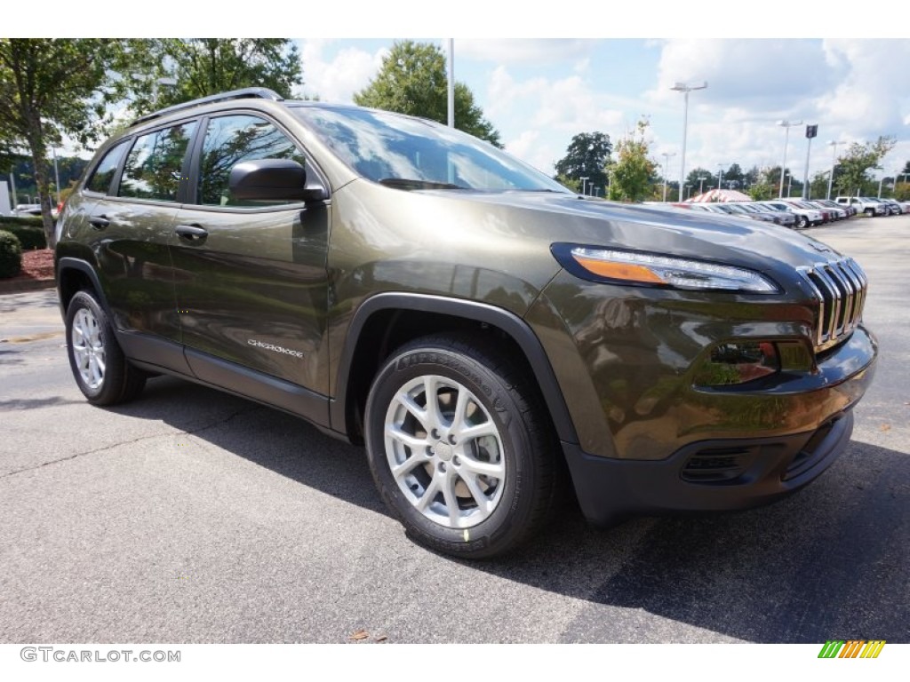 ECO Green Pearl 2016 Jeep Cherokee Sport Exterior Photo #106851339