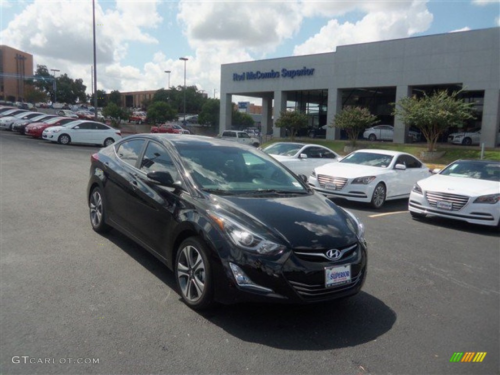 Black Hyundai Elantra