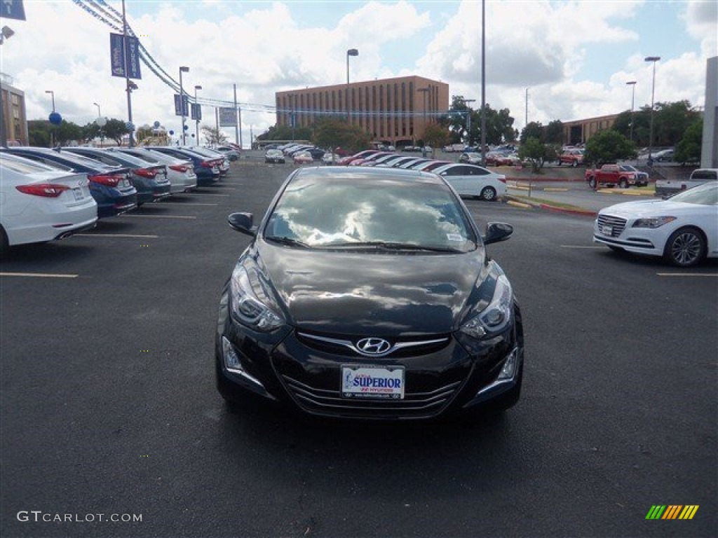 2016 Elantra Sport - Black / Gray photo #2