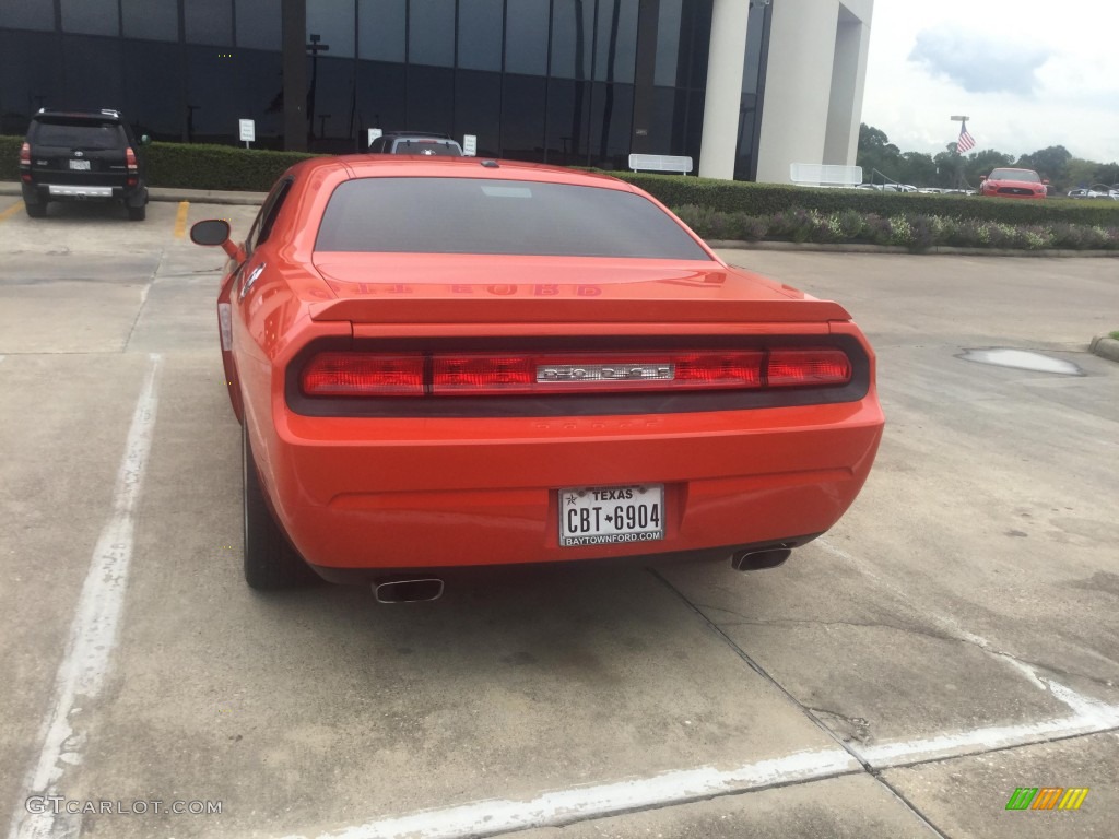 2010 Challenger R/T Classic - HEMI Orange / Dark Slate Gray photo #3