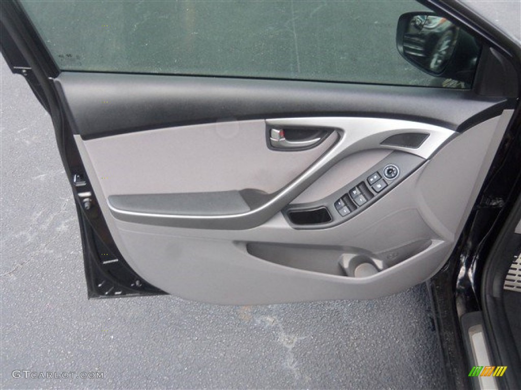 2016 Elantra Sport - Black / Gray photo #14