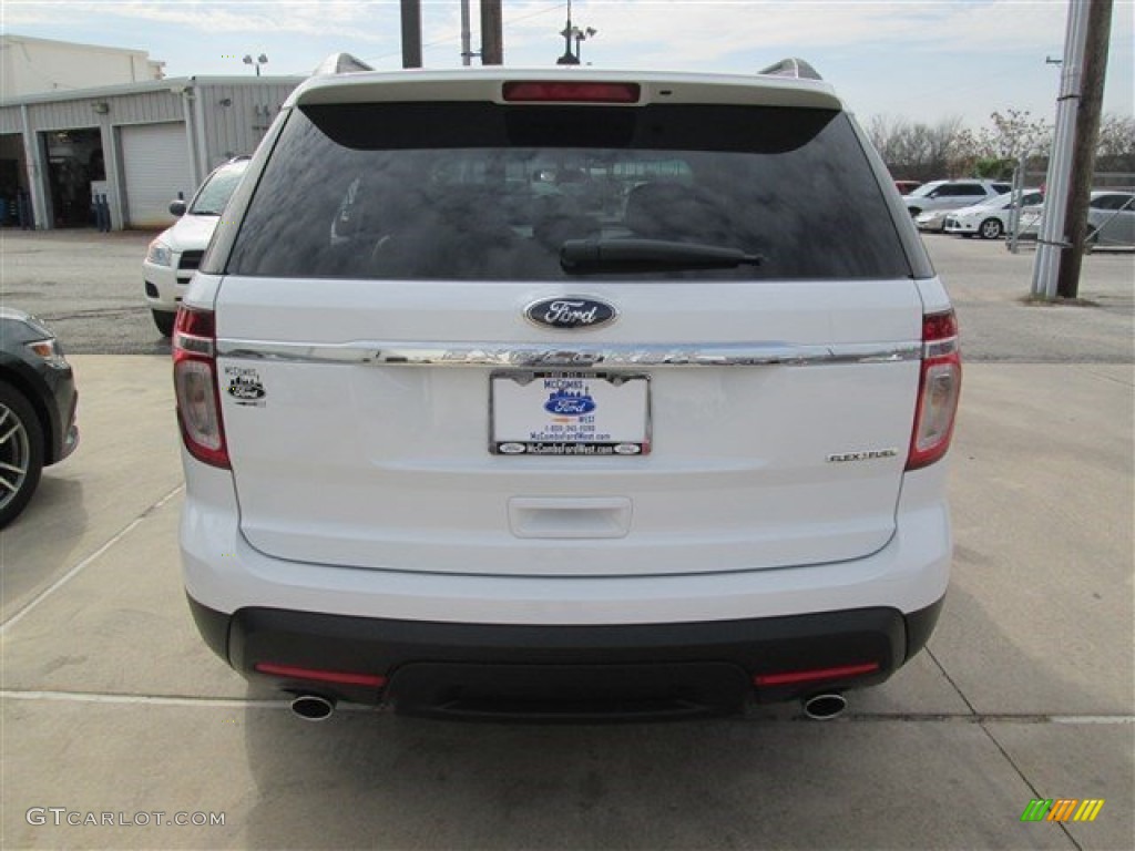 2015 Explorer FWD - Oxford White / Medium Light Stone photo #9