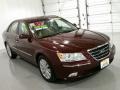 2009 Dark Cherry Red Hyundai Sonata Limited V6  photo #3