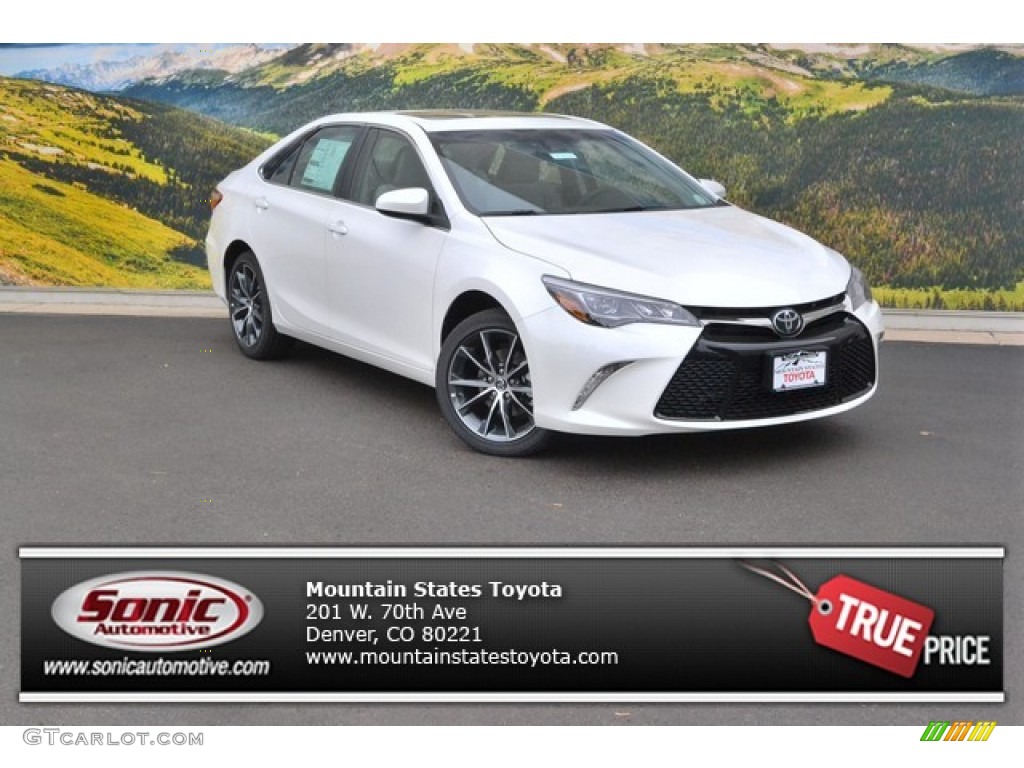 2016 Camry XSE - Blizzard White Pearl / Ash photo #1