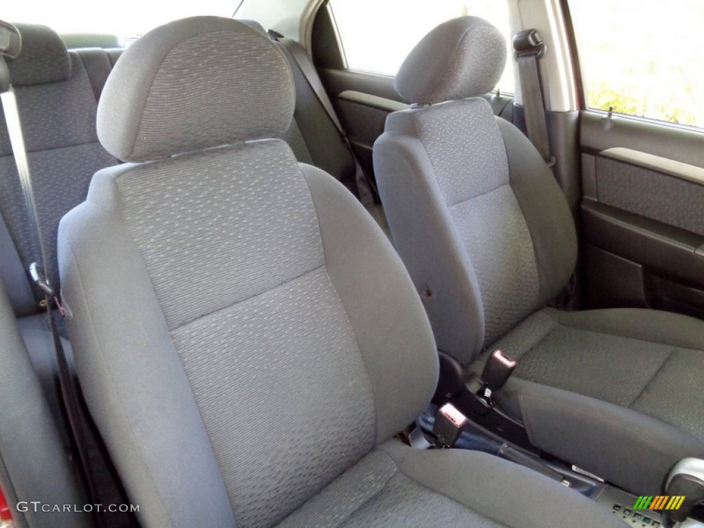 2008 Aveo LT Sedan - Sport Red Metallic / Charcoal photo #59