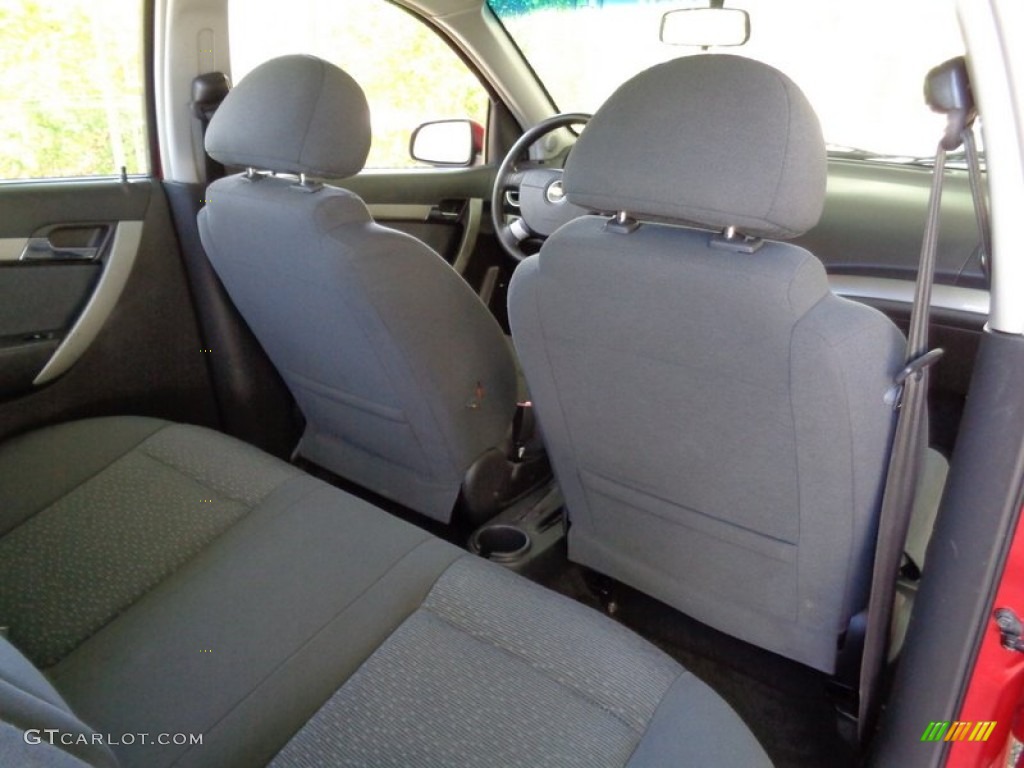 2008 Aveo LT Sedan - Sport Red Metallic / Charcoal photo #60