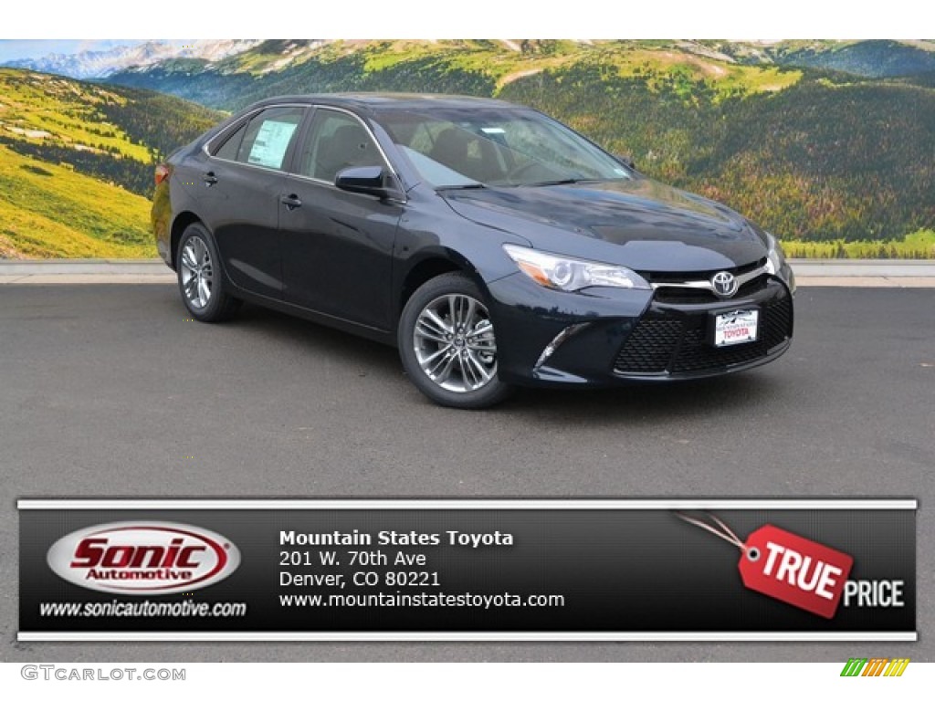 2016 Camry SE - Cosmic Gray Mica / Black photo #1