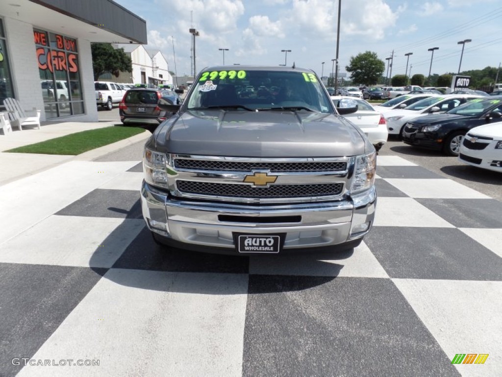 2013 Silverado 1500 LT Crew Cab - Graystone Metallic / Ebony photo #2