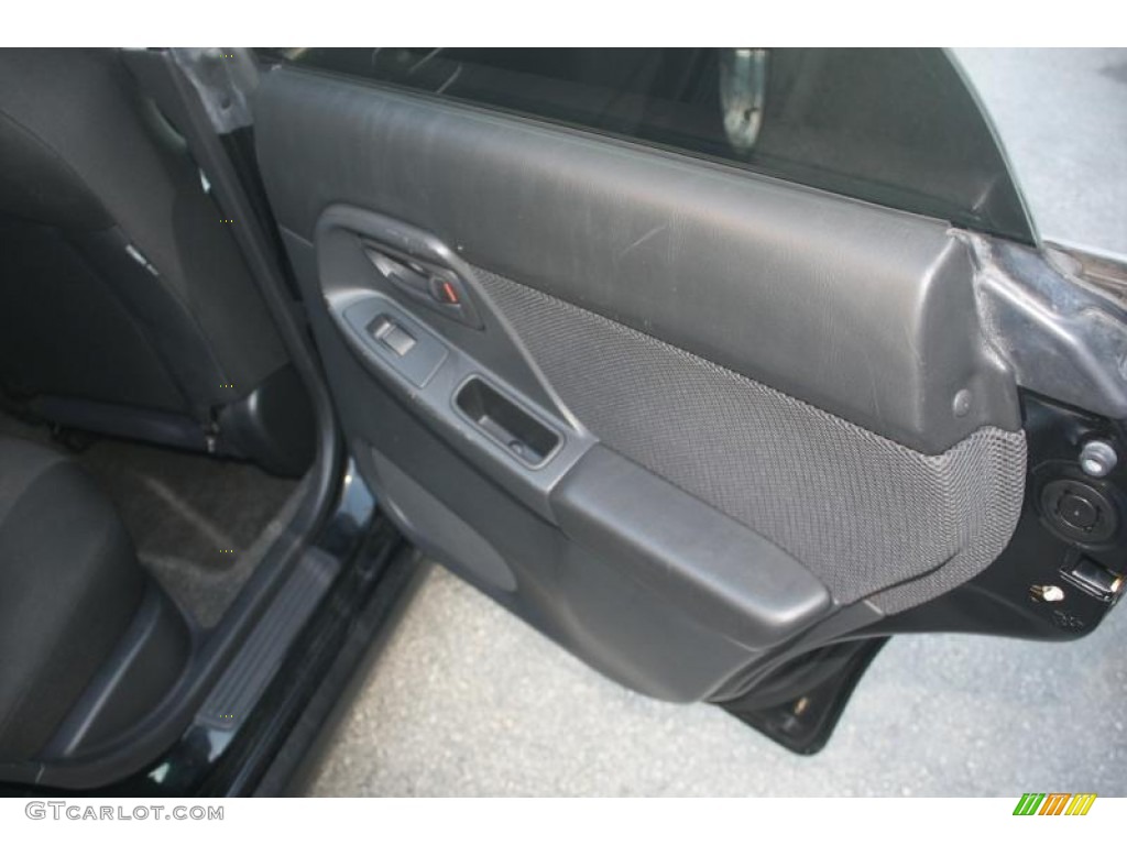 2004 Impreza WRX Sedan - Java Black Pearl / Blue Ecsaine/Black photo #21