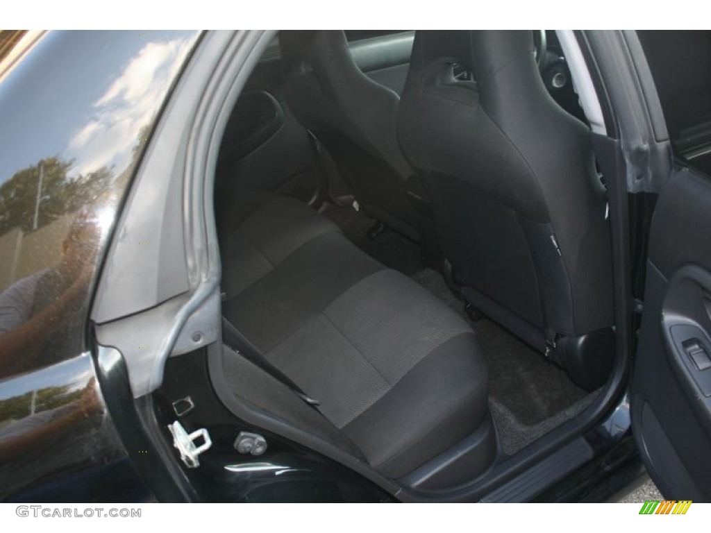 2004 Impreza WRX Sedan - Java Black Pearl / Blue Ecsaine/Black photo #22